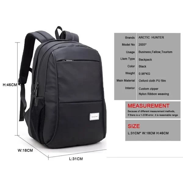 Red Lemon Arctic Hunter 15.6 inch laptop bag with Usb Charging Port for Men  -Blue 25 L Laptop Backpack Blue - Price in India | Flipkart.com