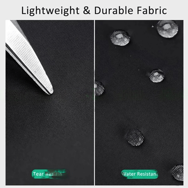 Fashion Water Resistant Backpack With USB Port (Black) - Festal