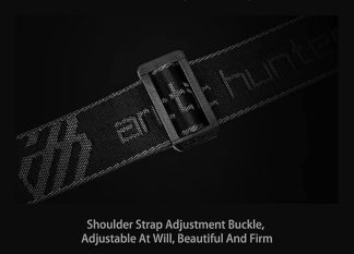 Arctic Hunter XB00121 Waterproof Anti Theft Single Shoulder Sling Crossbody Bag with USB Charging Port - Black - Image 8