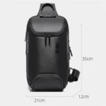 BANGE BG-7082 Anti-theft TSA Lock Crossbody Bag - Image 8