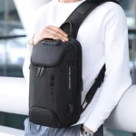 BANGE BG-7082 Anti-theft TSA Lock Crossbody Bag